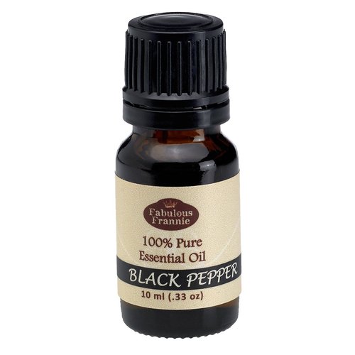 Fabulous Frannie Black Pepper 100% Pure, Undiluted Essential Oil Grade 10 ml (.33oz)