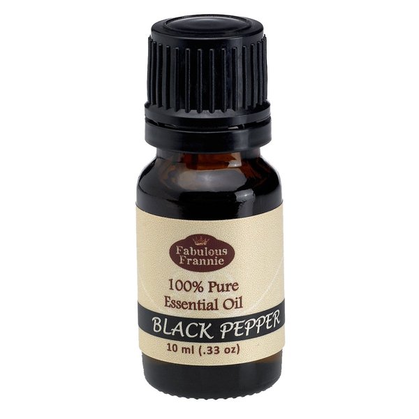 Fabulous Frannie Black Pepper 100% Pure, Undiluted Essential Oil Grade 10 ml (.33oz)