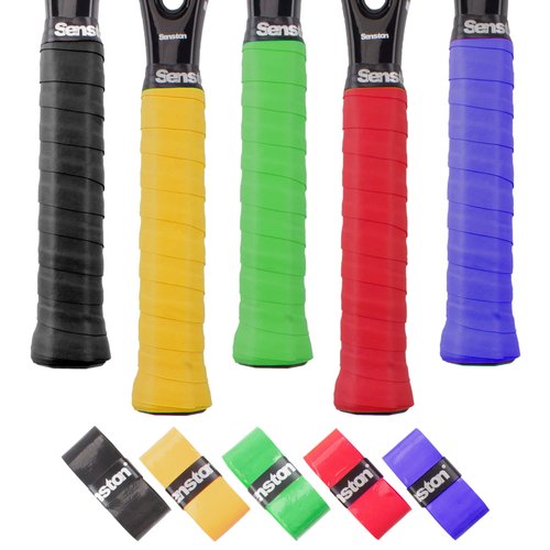 Senston Overgrips Pack of 5 Racquet Overgrips Tennis Badminton Squash Racket Overgrip Anti Slip Racquet