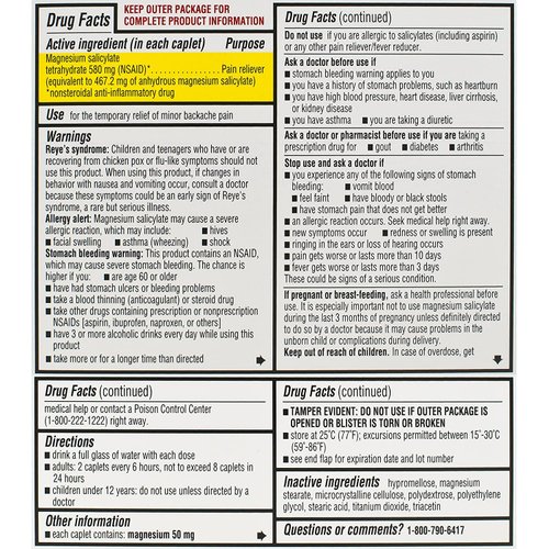 Doan's Backache Pain Reliever - Extra Strength - 24 Count Caplets Per Box - Pack of 2