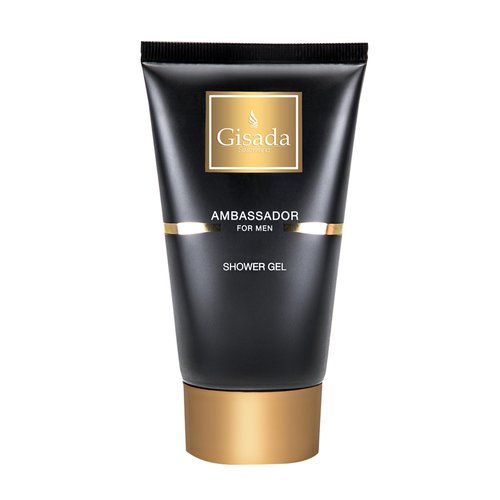 Gisada Hydrating Body Wash for Men, Moisturizing Shower Gel, Liquid Body Soap for Smooth, Hydrated Skin, Ideal for Daily Bath & Shower Routines, 100ml/3.4oz, Ambassador Men