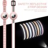 2 Pack Airtag Cat Collar Breakaway with Bell,Reflective Kitten Collar with Apple Airtag Cat Collar Holder,Adjustable 7-12In,Safety Buckle for Girl Boy Cats,Pet Supplies,Accessories,Gifts (Pink)
