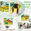 3 Pack Framed Paint by Numbers for Kids Ages 5-8-12, Fun and Easy Canvas Painting Set for Boys and Girls, Easy Paint with Numbers DIY Acrylic Oil Painting Kits for Home Wall Décor & Gift (8X10inch)