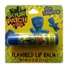 Taste Beauty (1) Stick Sour Patch Kids Blue Raspberry Candy Flavored Lip Balm Gluten Free - Blue Tube Carded - Net Wt. 0.12 oz