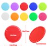 Wpxmer 250 PCS Poker Card Game Chips, 37mm Plastic Poker Chips Bulk, Learning Counters Disks Chip for Math Counting, 10 Colors