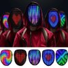 CASEIER Led Mask, Led Face Mask - 2024 Upgraded Led Mask Halloween with Gesture Control Light Up Toy for Kids, Perfect Gifts for Christmas and New Year