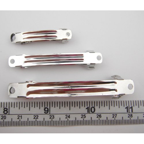 ALL in ONE DIY Hair Clip Kit: 15pcs Assorted Size French Style Barrette Hair Clip 40mm 60mm 80mm