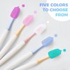 Lapfoon 5 Packs Toothbrush Covers, Silicone Toothbrush Covers Caps for for Electric Toothbrush Replacement Head & Manual Toothbrush, Toothbrush Travel Essentials