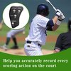 Watayo 2 Pcs 4 Wheel Baseball Umpire Clicker -Black Umpire Indicator Gear -Practical Baseball Counter Clicker for Scorekeeper Recording Outs & Innings Balls