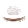 Sheer Organza Curling Wired Ribbon, 5/8-Inch, 27-Yard (Blush)