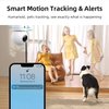 AOSU 2K Security Camera Indoor, Baby Monitor Pet Camera 360-Degree for Home Security,Camera with 5/2.4 GHz Wi-Fi Router, One-Touch Call, Smart Motion Tracking, IR Night Vision, Compatible with Alexa
