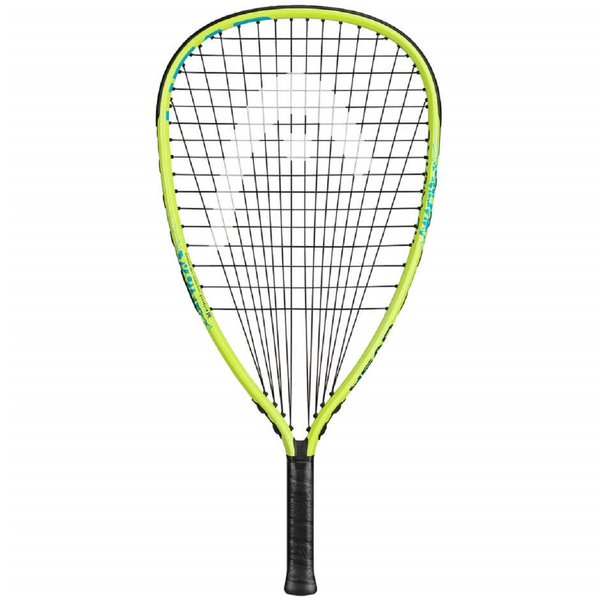 HEAD MX Hurricane Pack - Beginners Pre-Strung Racquetball Racket Set with Goggles & Two Balls, Yellow