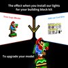 Kyglaring LED Lighting Kit for Lego Super Mario World: Mario & Yoshi Nintendo Model Set, Compatible with Lego 71438 （Lego Sets Not Included）