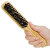 Slick Back Hair Brush - Smoothing Frizz&Flyaways, Boar Bristle brush for Laying Down Hair Edges and for a Glossy Finish on All Hair Types by Combetter
