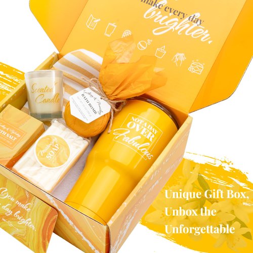 Birthday Gifts for Women, Mom Gifts Birthday BODY & EARTH Gifts for Mom Birthday, Vanilla Spa Gifts for Women 6pcs Mothers Day Gifts for Mom Mothers Day Gifts