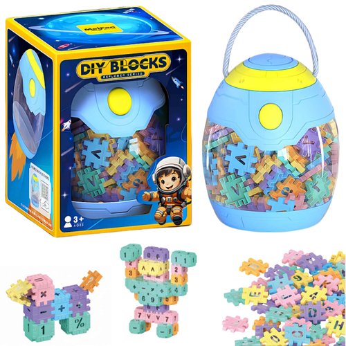 SOPHIYAYA DIY Building Blocks for Toddlers & Kids 260 Pcs Toy Building Sets – STEM Building Toys –Interlocking Building Blocks for Toddlers and Kids