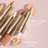 Wander Beauty Dualist Matte and Illuminating Concealer Makeup - Golden Tan - Dual-Ended Matte Concealer Stick + Liquid Concealer - Full Coverage Concealer Brightens & Hydrates Under Eyes - 0.28 fl oz