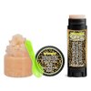 Brown Sugah! Soothing & Luscious Lips by OverSoyed Exfoliator & Chapped Lip Repair Lip Care Combo | Artisan Handcrafted to Order Caramel Molasses Sugar Sweet Cream Vanilla Flavored Exfoliating Sugar Lip Scrub & Lip Moisturizer Balm Gift Set