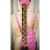 THANU'S CRAFT Maggam work jada Bharatanatyam Indian Poola jadalu kunjalam Billalu set braid hair extensions (braid hair extension)