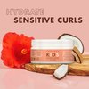 SheaMoisture Curling Styling Cream For Curl Definition Coconut & Hibiscus Curl and Detangle Kids Hair 6 oz