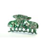 Generic Medium abalone sea shell effect green hair claw clamp clip