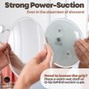 Magnifying Mirror with 3 Suction Cups 9 Inch (10X Magnification)