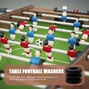 16pcs Foosball Gasket Table Football Machine Washers Small Foosball Washer Pads Foosball Rod Bearings Football Bumper Pads Table Football Washers Parts