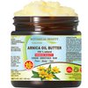 Botanical Beauty ARNICA OIL BUTTER Arnica Montana in Shea Butter 100% Natural for FACE, SKIN, BODY, HAIR, NAILS 4 Fl.oz.- 120 ml Skin Moisturizer Oil Butter, Skin Nourishing Oil Butter
