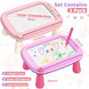 Officygnet Toddler Toys for 1 2 3 Year Old Girls, 2 Pack Magnetic Drawing Board for Kids, Doodle Board for Toddler 1-2 & 2-3, Learning Toys for Toddler Age 1-3, Christmas Birthday Gifts for Baby Girls
