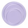 Party Favors Plus 240 Lavender Lilac (10 Pks of 24) 7 Inch Wax Coated Plain Solid Color Dessert Cake Paper Plates