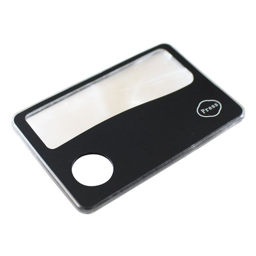 ILLUMINE Wallet-Sized Illuminated Magnifier | 3X Magnification | LED Light | Compact & Durable