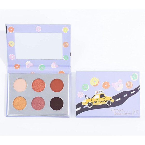 M2U NYC Eyeshadow Palette, Eye Shadow, Makeup Palette, Eye Shadow Palette Makeup, Makeup Palettes, 6 Tones/Shades, Multiple Colors from Nude to Bold (Warm Neutrals)