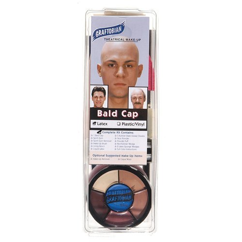 Graftobian Complete Latex Bald Cap Kit with Instructions