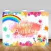 Mocsicka Painting Party Birthday Backdrop Art Paint Let's Paint Dress for a Mess Birthday Party Decorations Dress for a Mess Splatter Background Paint Party Cake Table Banner (7x5ft (82x60 inch))