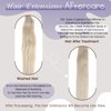 Full Shine Weft Human Hair Extensions Remy Hair Sew In Weft Hair Extensions Straight Hair Ombre Hair Extensions Golden Brown To Dark Blonde Human Hair Bundles Double Weft Extensions 105G 16 Inch