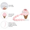Baby Teething Toys,Food Grade Silicone Teether with One-Piece Pacifier Clip Holder,Baby Gift,Highly Effective Pain Relief for 3 Months+ Boy and Girl,BPA Free,Freezer Safe. (Ice Cream)
