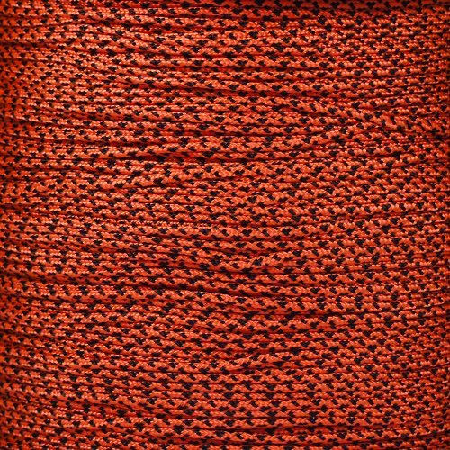 Craft County - Type 1 Crafting Cord - 1.85 mm Diameter for Crafting, Beading Cord Thread (Neon Orange Camo, 100 Feet)