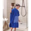 MissShorthair Towel Poncho for Kids, Hooded Beach Towel for Girl&Boy, Surf Poncho Swim Changing Robe Microfiber Bath Towel