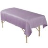 ForPro Professional Collection Premium Microfiber Flat Sheet for Massage Tables, Ultra-Light, Stain and Wrinkle-Resistant, 63" W x 100" L, Lavender