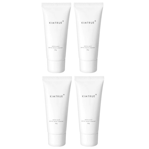 Kimtrue Facial Cleanser, Face Wash, Amino Acid Gentle Face Cleanser - 120g (30g x 4)