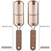 2 Pack Pedicure Rasp Foot File Callus Remover, Professional Foot Scrubber Remove Dead Skin Cracked for Wet and Dry Feet
