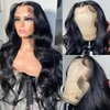 Cikana 26 Inch Lace Front Wigs Human Hair Body Wave HD Lace Frontal Wig 180% Density Glueless Human Hair Wigs for Black Women 13x4 Lace Front Wigs Human Hair Pre Plucked Body Wave Wig Human Hair