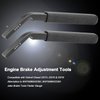 Engine Brake Adjustment Tool Compatible with Detroit Diesel DD13 DD15 DD16 Alternative to W470589042300 W470589022300 Jake Brake Tools Feeler Gauge - 4.6MM & 4.1MM