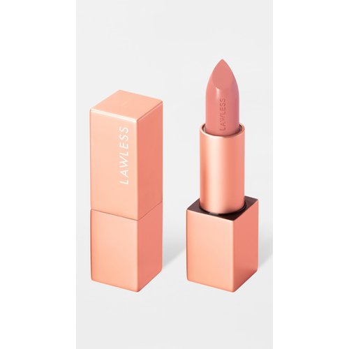 Lawless Forget the Filler Lip-Plumping Line-Smoothing Satin Cream Lipstick - Daisy Girl - Natural Ingredients Smooth and Hydrate Lips for a Plumper, Fuller Look - 3.7g