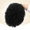 WIGER Short Human Hair Afro Kinky Curly Wigs for Black Women Pixie Cut Curly Wigs Black No Lace Curly Afro Hair African American Wigs Natural Looking 6.5 Inches