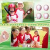 72 Pieces Baseball Stress Balls 1.6 Inch Mini Foam Baseballs Bulk Soft Baseball Party Favors Small Baseball Toys for Teens and Adults Stress Anxiety Relief Sports Theme Party Favors Classroom Rewards