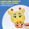 JOYIN 36PCS 9"x6" Make a face Stickers for Kids, Make Your Own Safari Animal Stickers, Jungle Party Favors Kids Crafts, Goodie Bags Stuffers for Kids, Classroom Rewards