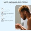 KunMan Stronghold Beard Cream for Men - Daily Beard Softener & Thickening Balm, Lightweight Moisturizer to Soothe Dry Skin and Straighten Facial Hair
