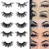 Mink Lashes 25mm Lashes Fluffy Yasnai Eyelashes Real Mink Lashes 5 Pairs Pack 9D Dramatic Long 25 mml Mink EyeLashes Wholesale