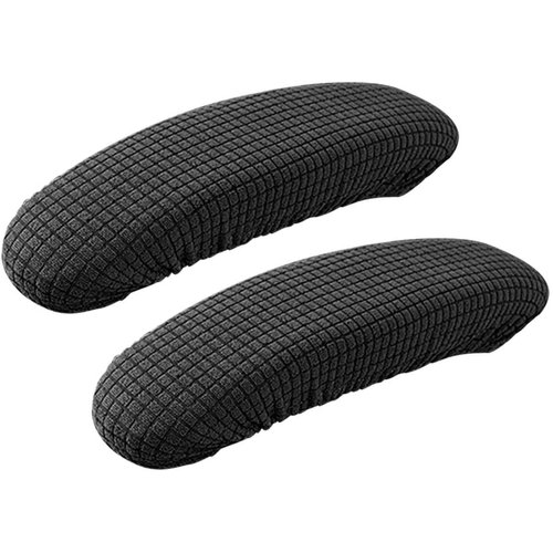 Office Chair Arm Armrest Covers – Stretchable Slipcover Protector Sleeve for Computer Gaming Desk Rotating Chairs Easy Install & Clean, Comfortable (Matt Black, 1 Pair)